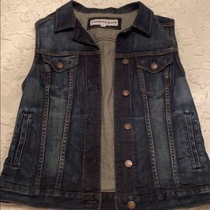 Express denim vest